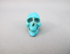 T-M-5.9 : Anatomical Gem Turquoise Crystal Skull