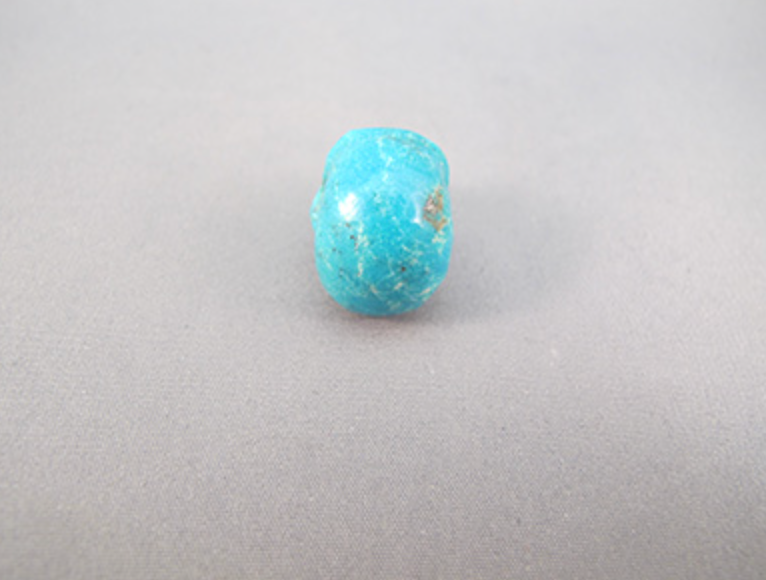 T-M-5.9 : Anatomical Gem Turquoise Crystal Skull