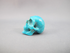 T-M-5.9 : Anatomical Gem Turquoise Crystal Skull