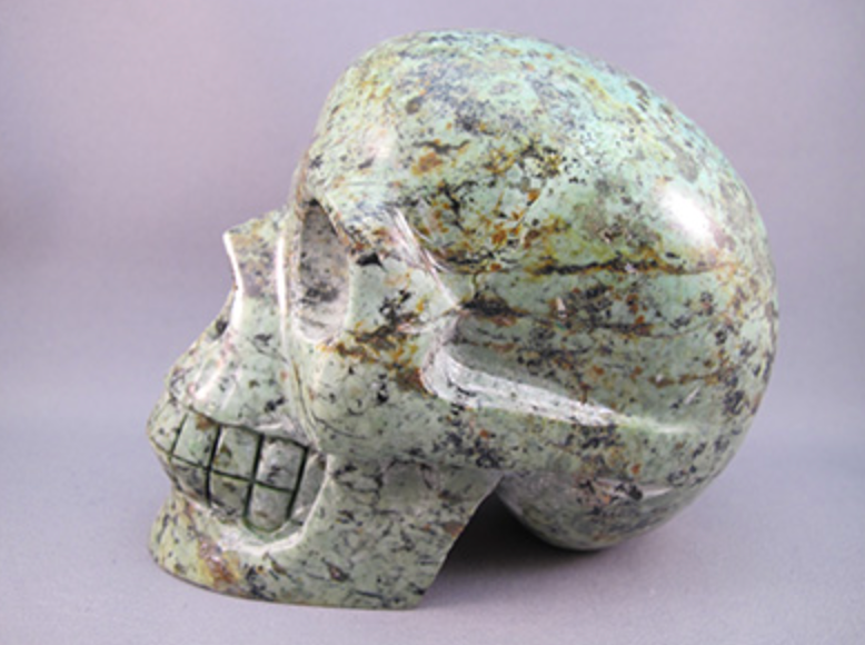 T-L-1319 : African Turquoise Crystal Skull