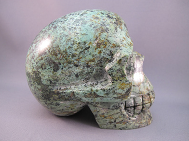 T-L-1319 : African Turquoise Crystal Skull