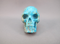 T-L-39.5 : Anatomical Gem Turquoise Crystal Skull