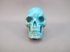 T-L-39.5 : Anatomical Gem Turquoise Crystal Skull