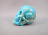 T-L-39.5 : Anatomical Gem Turquoise Crystal Skull