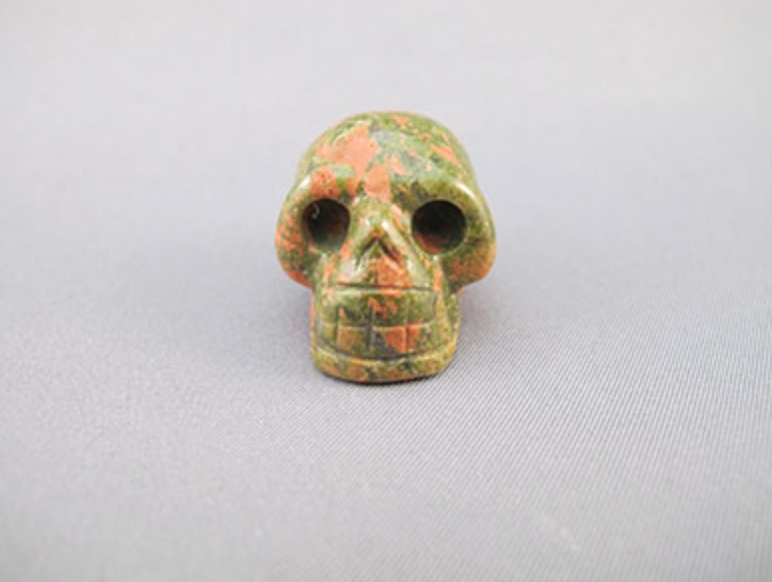 UK-S-25 : Unakite Crystal Skull