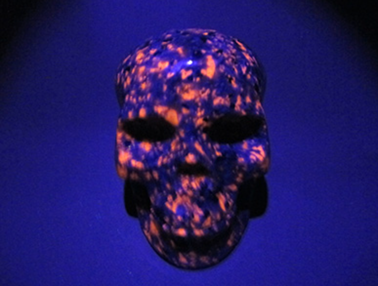 YL-M-550-d : Yooperlite Crystal Skull (Dark)