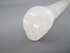 SL-W-85-t : Selenite Crystal Skull Wand - SKULL TOP