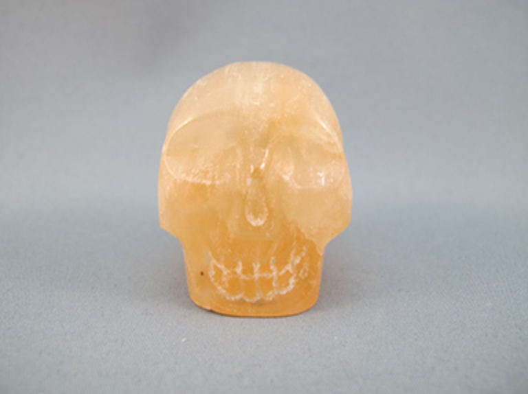 PSL-S-60 : Pink Selenite Crystal Skull