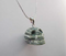 MP-1-GZB : Green Zebra Jasper Crystal Skull Pendant