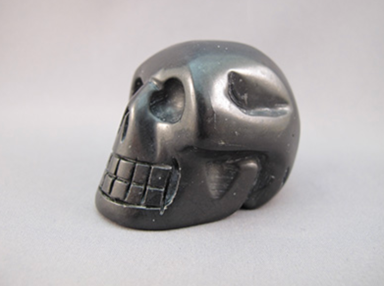 SH-S-80 : Shungite Crystal Skull