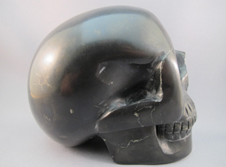 SH-L-1994 : Shungite Crystal Skull