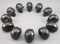CS-12-SH-TS : Trinity Shasta 12 Shungite Crystal Skulls Set