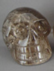 SQ-S-180 - Smoky Quartz Crystal Skull