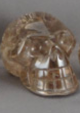 SQ-S-80 - Smoky Quartz Crystal Skull