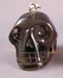 MP-1-SQ-D : Dark Smoky Quartz Crystal Skull Pendant (medium)