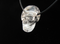J-Q-10-D : Quartz Drilled Crystal Skull Pendant