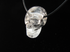 J-Q-10-D : Quartz Drilled Crystal Skull Pendant