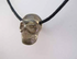 J-SQ-10-D : Smoky Quartz Drilled Crystal Skull Pendant
