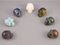 CS-7-P : 7 Chakra Pocket Crystal Skull Set
