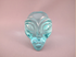 A-BGO-S-120 :  Blue-Green Obsidian Starbeing Alien Crystal Skull