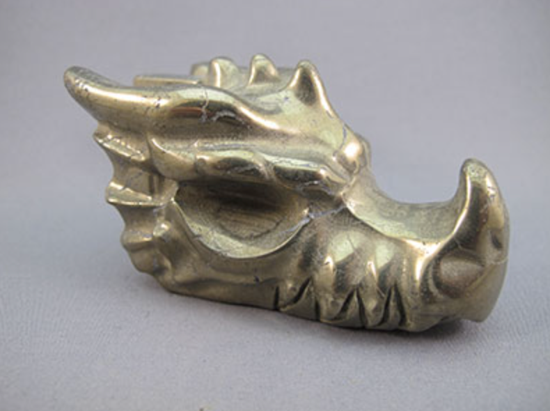 P-M-275-d : Pyrite Dragon Crystal Skull