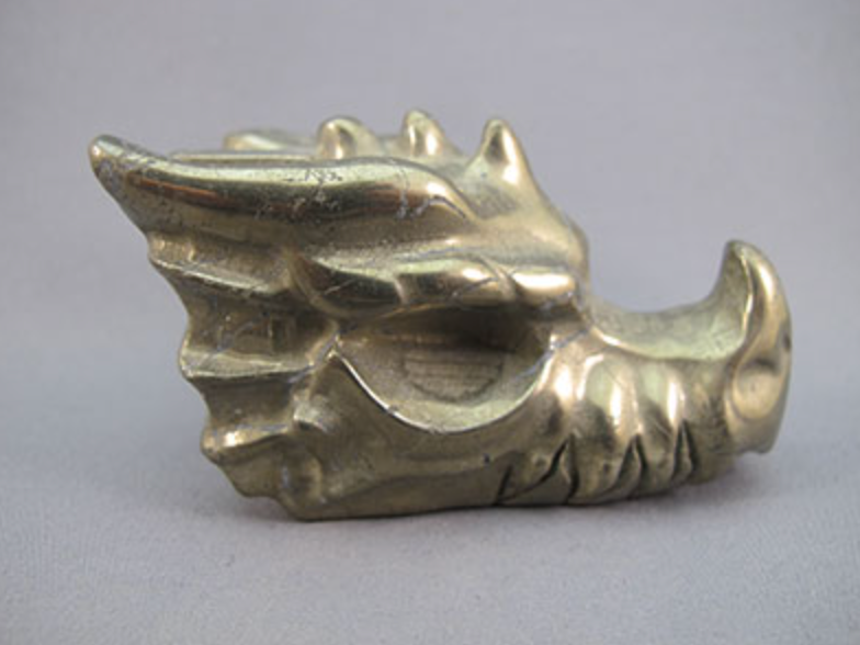 P-M-275-d : Pyrite Dragon Crystal Skull