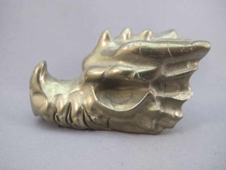 P-M-275-d : Pyrite Dragon Crystal Skull