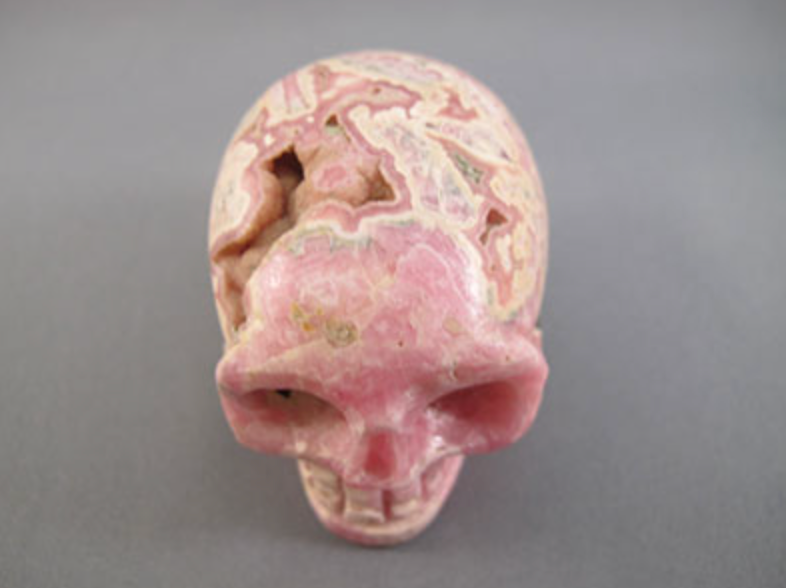 RC-M-222 : Rhodochrosite Crystal Skull