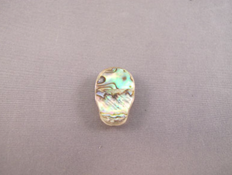 FMS-ABQ-S : Small Abalone Quartz Flat Crystal Skull