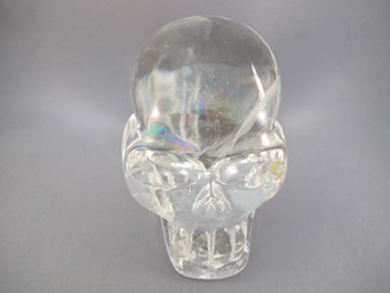ACS-Q-1533 : Rainbow Ascension Quartz Crystal Skull