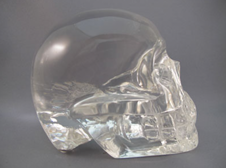 ACS-Q-1533 : Rainbow Ascension Quartz Crystal Skull