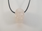DP-RQ-sh : Stonehenge Rose Quartz Crystal Skull Drilled Pendant