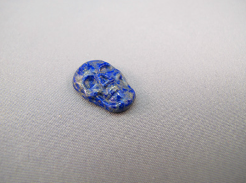 FMS-BL-S-sh : Stonehenge Lapis Lazuli Flat Crystal Skull