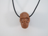 DP-GS-sh : Stonehenge Goldstone Crystal Skull Drilled Pendant