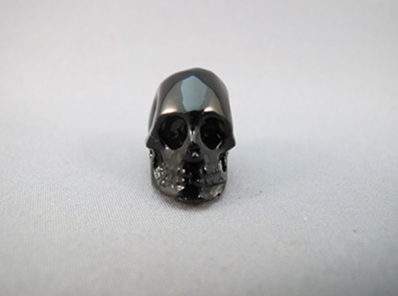MTBT-M-7-sd : Sedona Doorway  Black Tektite Crystal Skull