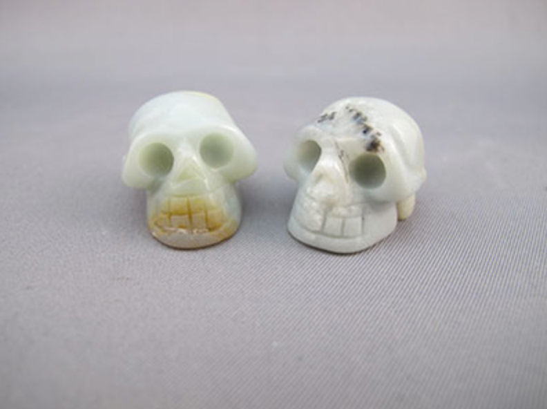 A-AMA-P-10 :  2-for-1 Adoption Amazonite Crystal Skull