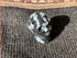 J-Q-SO : Q'ero Light Infused  Snowflake Obsidian Crystal Skull Drilled Pendant