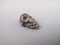 Q-TEF-G :  Q'ero Energized Garnet Third Eye Flat Crystal Skull