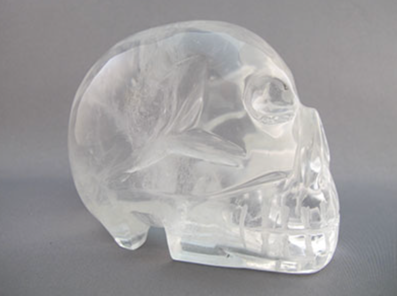 SR-ACS-Q-808 : Solar Reunion Energized Quartz Crystal Skul