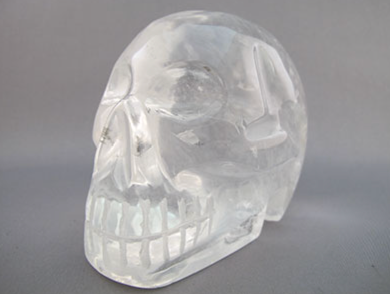 SR-ACS-Q-808 : Solar Reunion Energized Quartz Crystal Skul