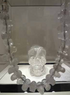 DP-RQ-bm : British Museum Crystal Skull Rainbow Quartz Crystal Skull Drilled Pendant