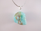 A-MP-1-BOP-b : Adoption Medium Blue Opal Crystal Skull Pendant