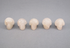 A-RQ-B-5-TS : Adoption TRINITY SHASTA 5 Rose Quartz Crystal Skull Bead Set