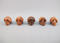 A-RQ-B-5-TS : Adoption TRINITY SHASTA 5 Goldstone Crystal Skull Bead Set