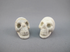 A-HL-P-12-s : 2-for-1 Adoption Howlite Pocket Crystal Skulls