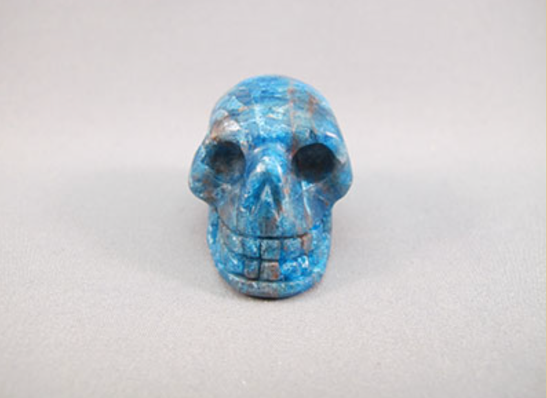 A-AP-S-45 : Adoption Apatite Crystal Skull