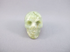 A-J-S-50-wg : Adoption White & Green Jade Crystal Skull