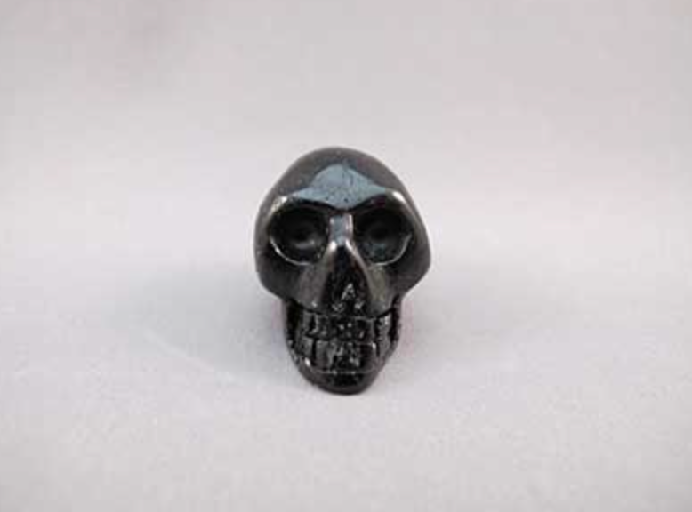 A-BT-S-25 : Adoption Black Tourmaline Crystal Skull