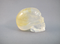 A-GMQ-S-70 : 1.8" Adoption Golden Moon Quartz Crystal Skull