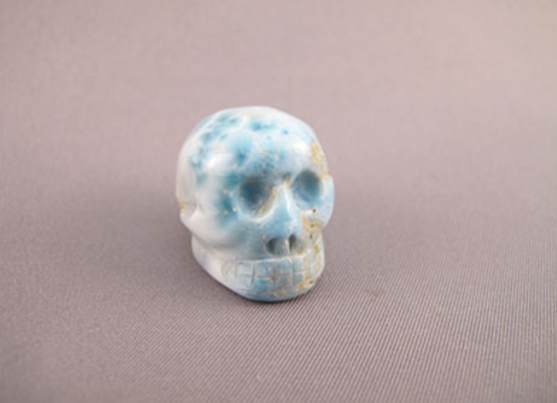 A-LM-M-20 : Adoption Larimar Crystal Skull
